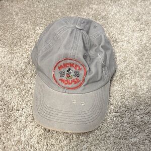 Rustic Gray Mickey Mouse Cap